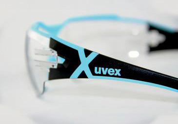 uvex safety glasses pheos cx2 9198256 black/light blue - 5
