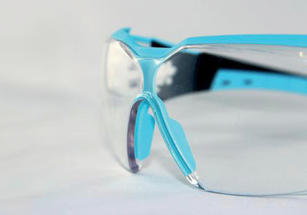 uvex safety glasses pheos cx2 9198256 black/light blue - 4
