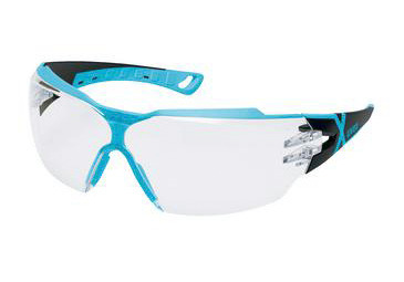 uvex safety glasses pheos cx2 9198256 black/light blue - 1