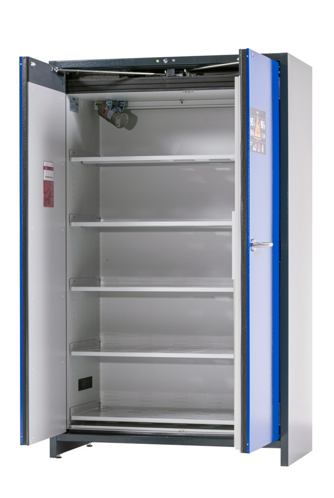 Armoire de stockage de batteries lithium-ion SafeStore Pro-Connect, 5 étagères, L 1200 mm - 1