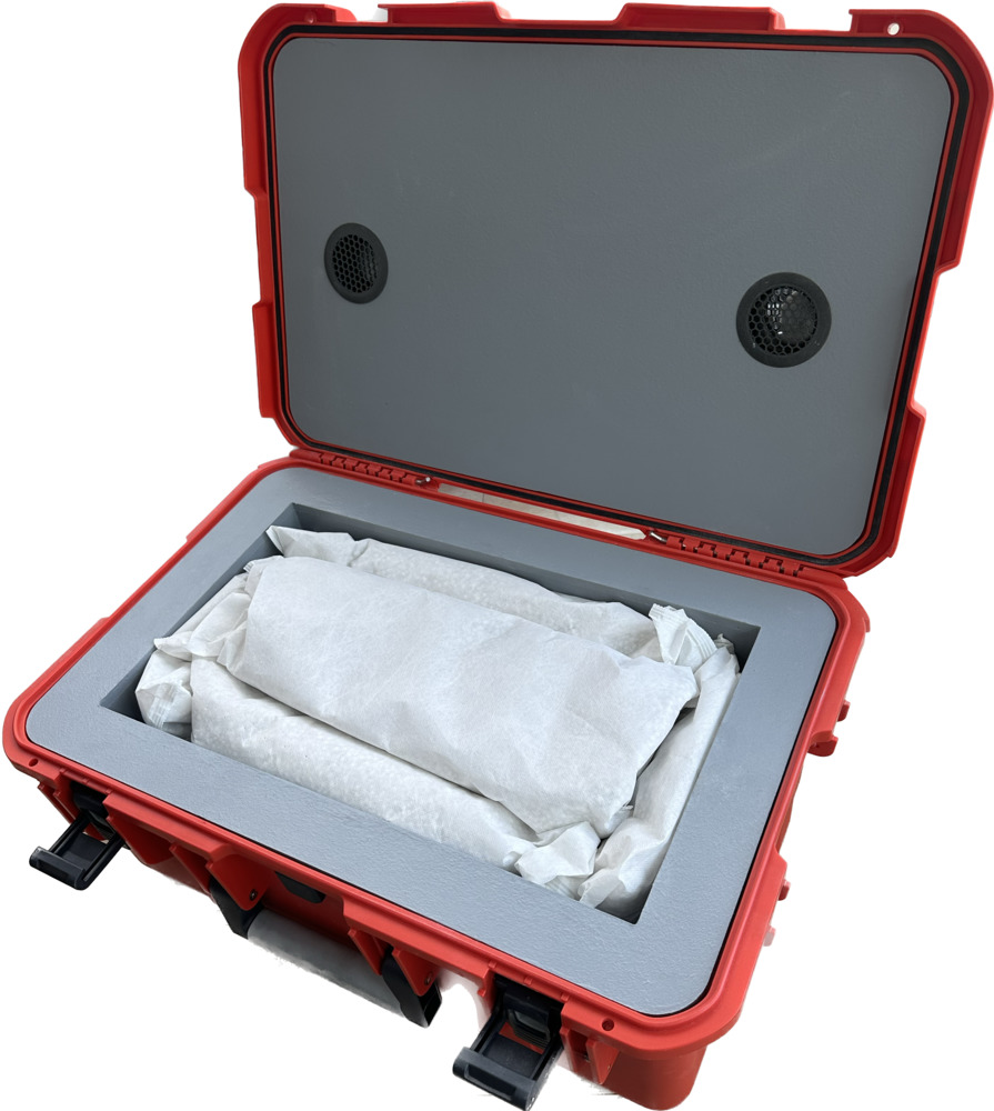 Valise coupe-feu pour batterie lithium-ion BSK-1, plastique remplissage PyroBubbles® - 4