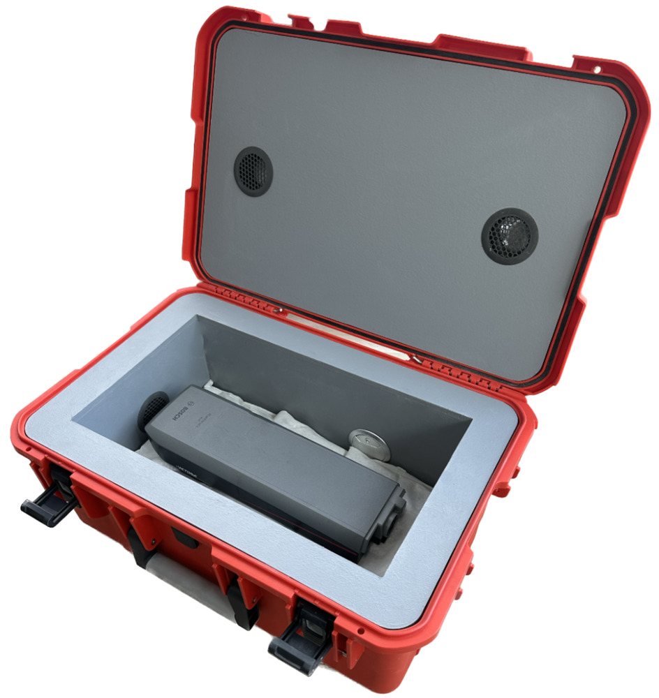 Brandsikker kuffert til litium-ion-batterier BSK-1, plast, Pyrobubbles® fyldstof - 1