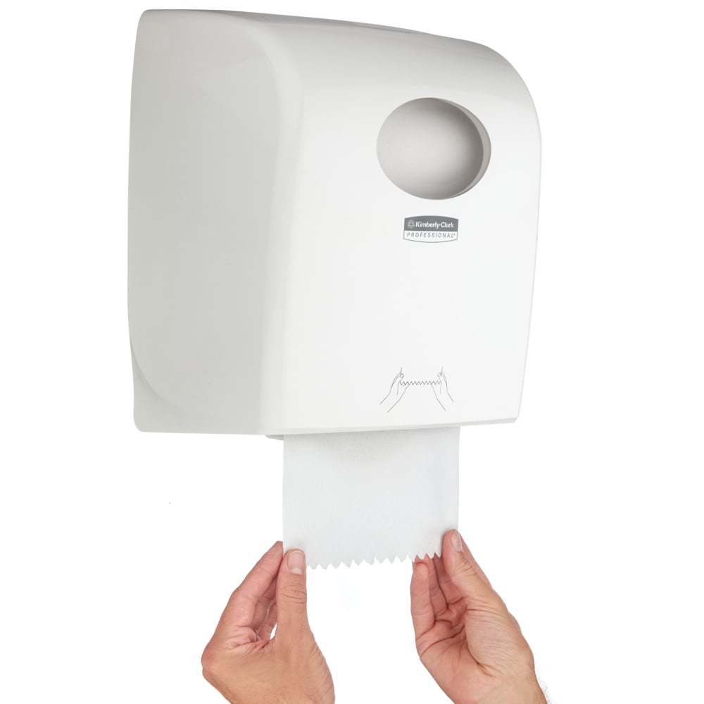Kimberly-Clark Aquarius™ roll dispenser for paper towels, 7375, white - 3