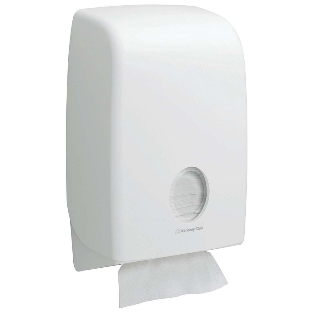 Kimberly-Clark Aquarius™ dispenser for paper towels, 6945, white - 4