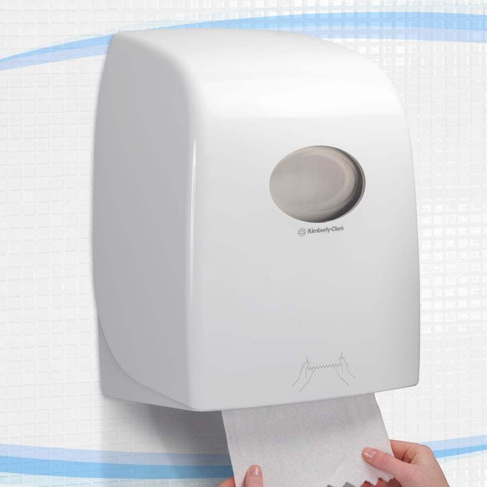 Kimberly-Clark Aquarius™ no-touch roll dispenser for paper towels, 6959, white - 5