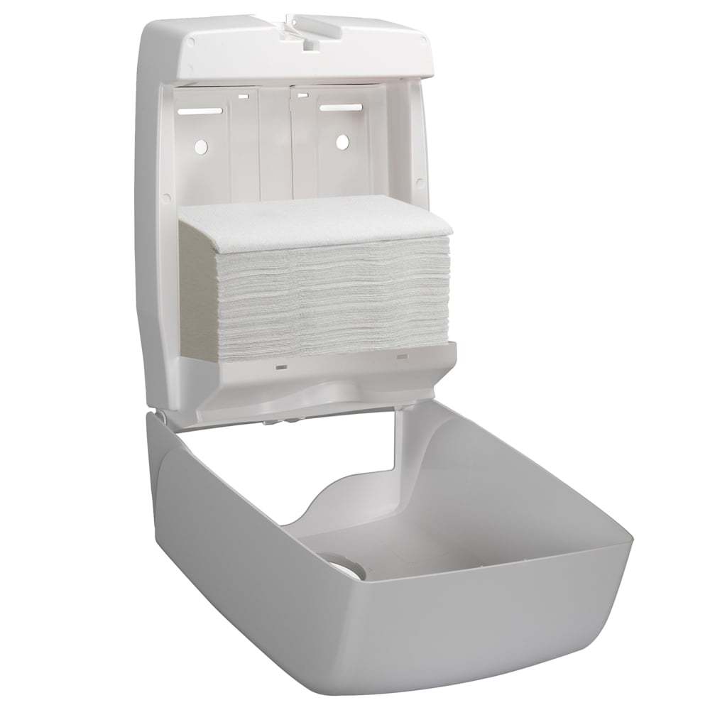 Kimberly-Clark Aquarius™ dispenser for towels with C-fold, 6954, white - 5