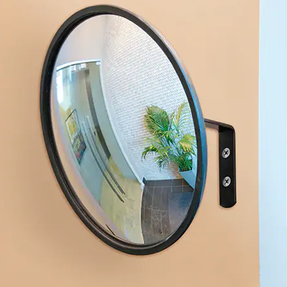Mirror with Bracket, Indoor/Outdoor, 30 in Diameter - 1