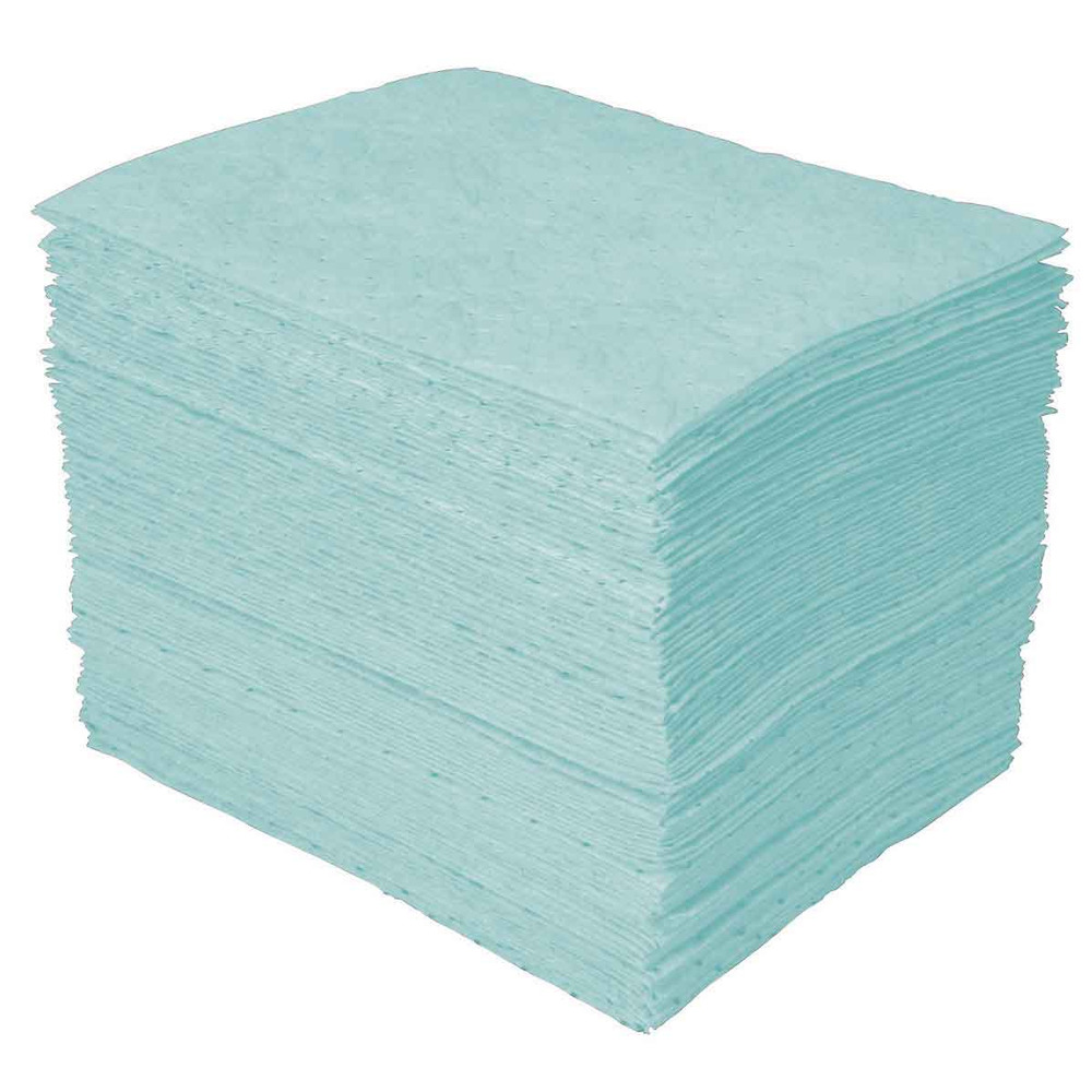 Heavy duty Chemical Absorbent Pad 15"X19"- Case of 100 - 1