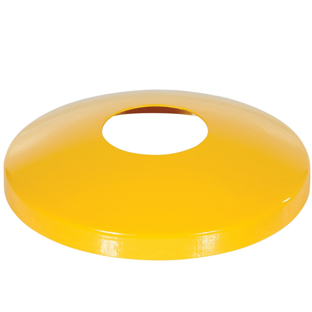 Bollard Cover - Dome Cover - Permanent - 4.5" Diameter - Steel Construction - No Hardware Required - 1