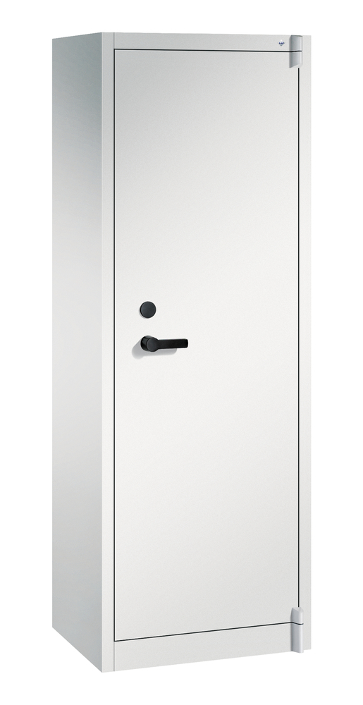 C+P fire-rated wing door cabinet Certos, 650 x 500 x 1950 mm, light grey - 1