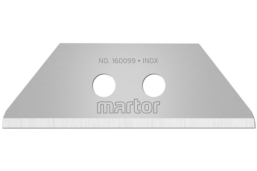 MARTOR TRAPEZE BLADE No. 160099, stainless, Pack = 10 pieces - 1