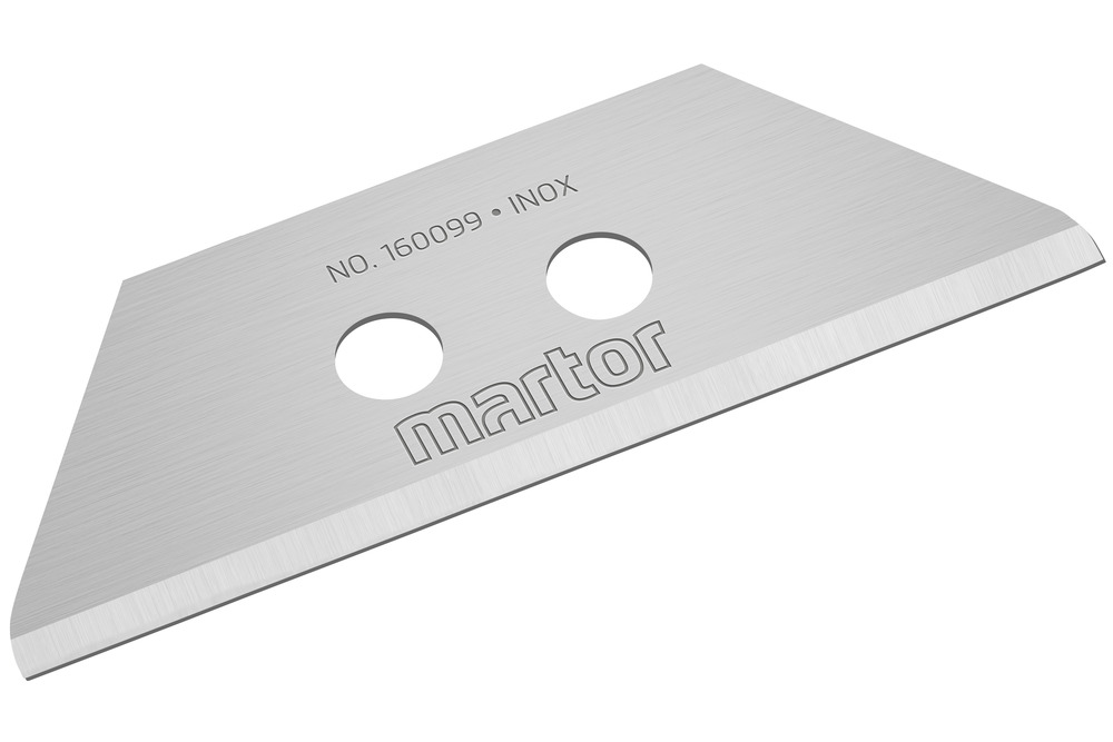 MARTOR TRAPEZE BLADE No. 160099, stainless, Pack = 10 pieces - 2