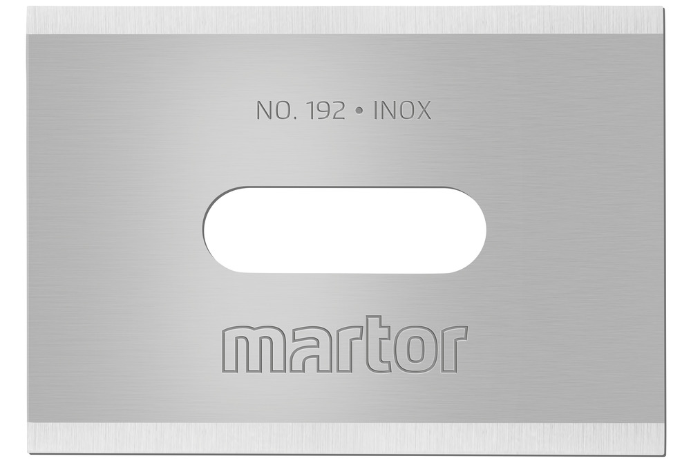Martor INDUSTRIAL BLADE No. 192, stainless steel, Pack = 10 pieces - 1