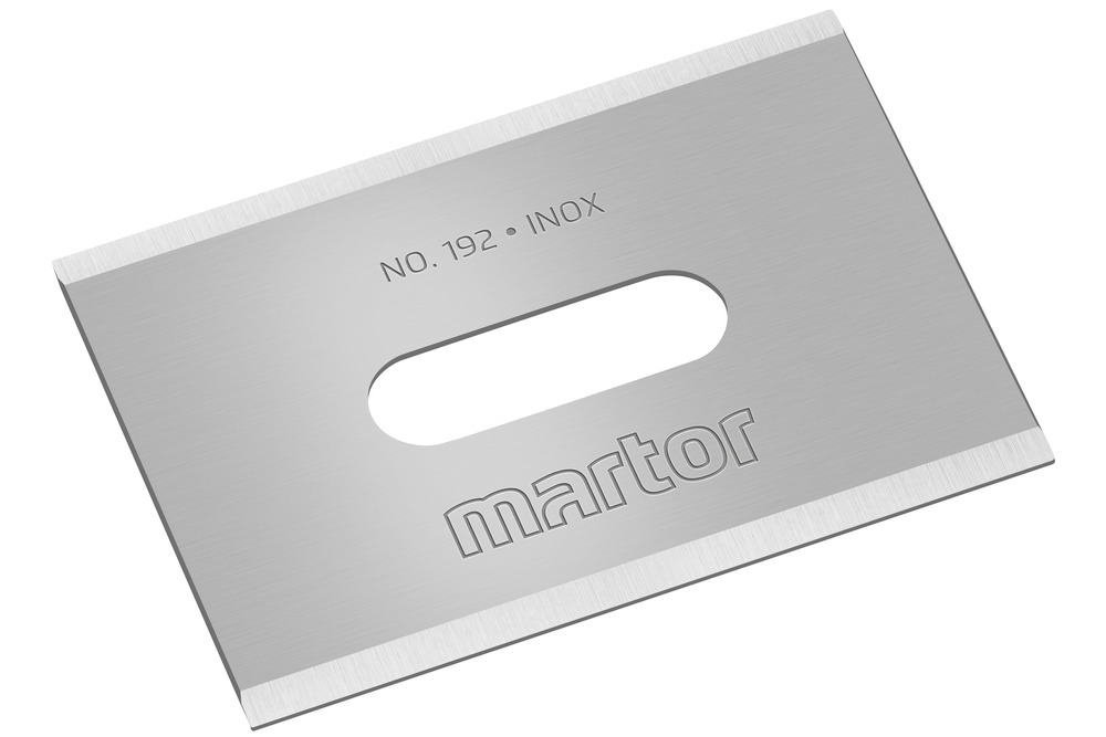 Martor INDUSTRIAL BLADE No. 192, stainless steel, Pack = 10 pieces - 4