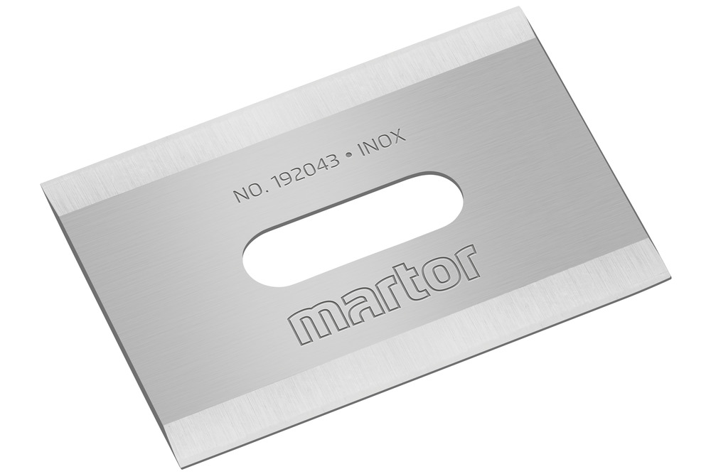 Martor INDUSTRIAL BLADE No. 192043, stainless steel, Pack = 10 pieces - 4