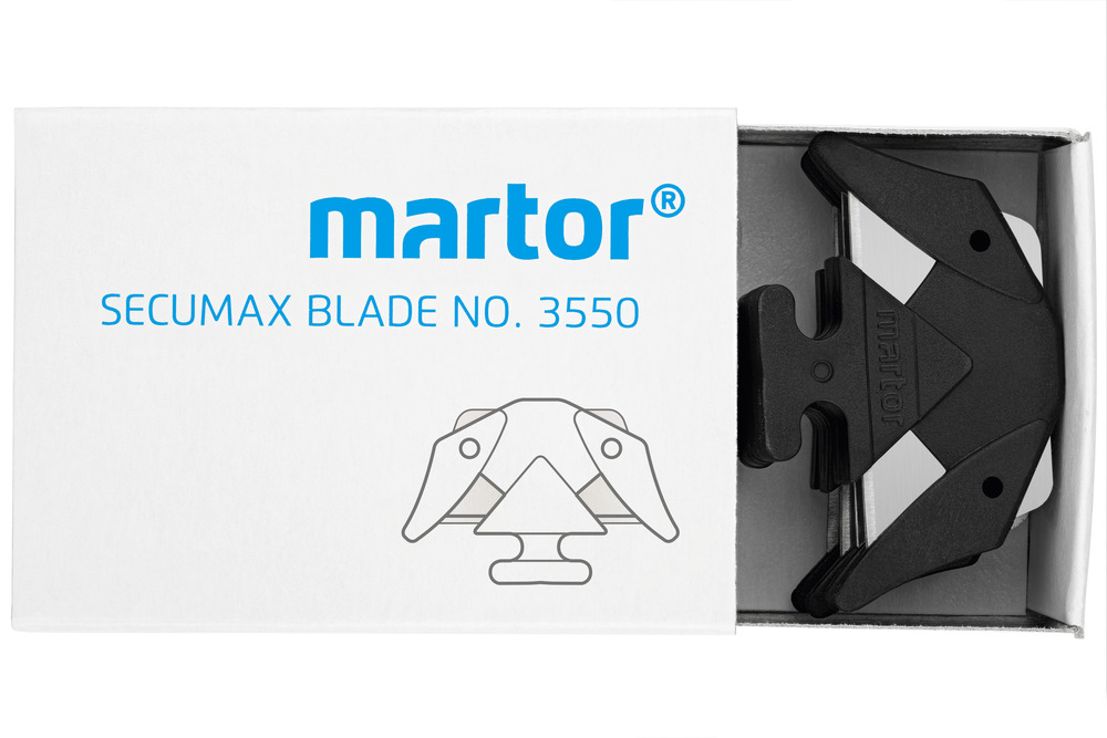 Martor SECUMAX BLADE NO. 3550, replacement blade for SECUMAX 350, Pack = 10 pieces - 4