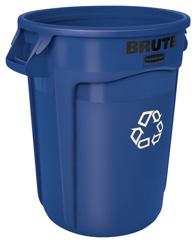 Mehrzweckbehälter aus Polyethylen (PE), 120 Liter Volumen, blau - 1