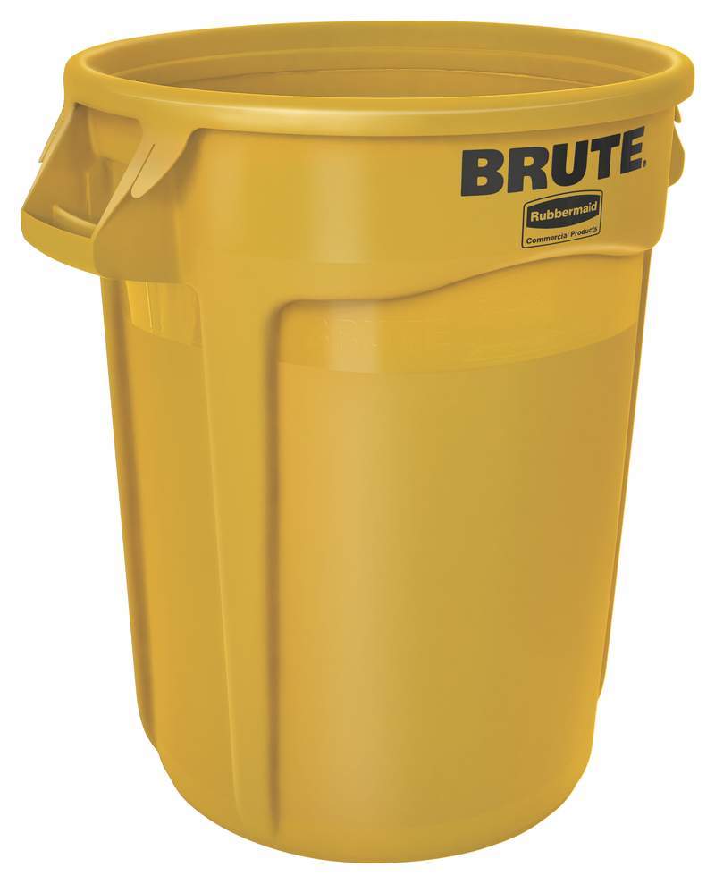 Viacúčelová nádoba z polyetylénu (PE), objem 120 litrov, žltá - 1
