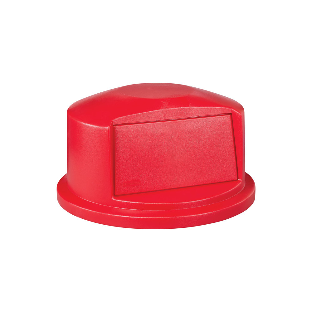 Drum lid with flap, polyethylene, red - 1
