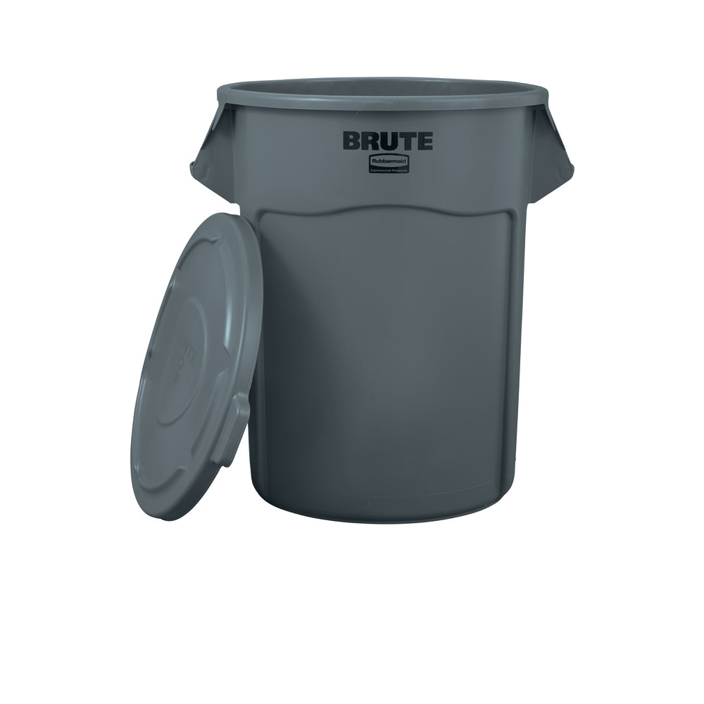 Couvercle pour poubelle multi-usage en polyéthylène (PE) de 38 litres, gris - 3