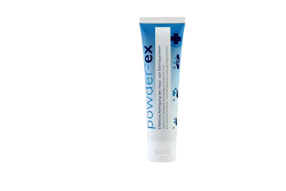 Powder-ex, daily skin cleansing for powdery materials and microparticles, 100 ml tube - 1