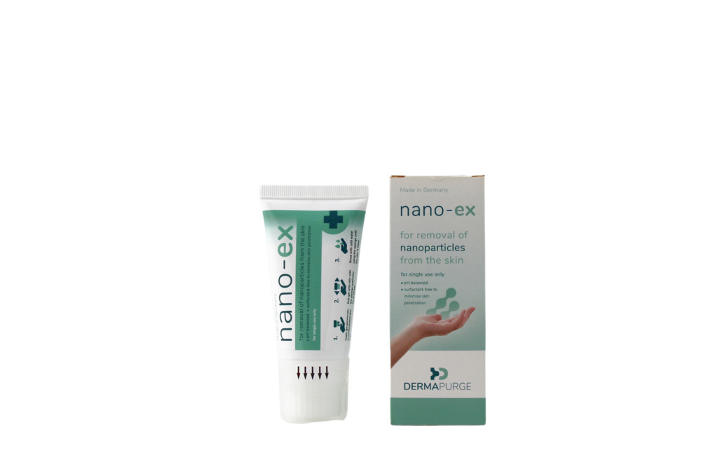 Nano-ex, skin cleanser for nanoparticles, 50 ml tube with sponge applicator - 1