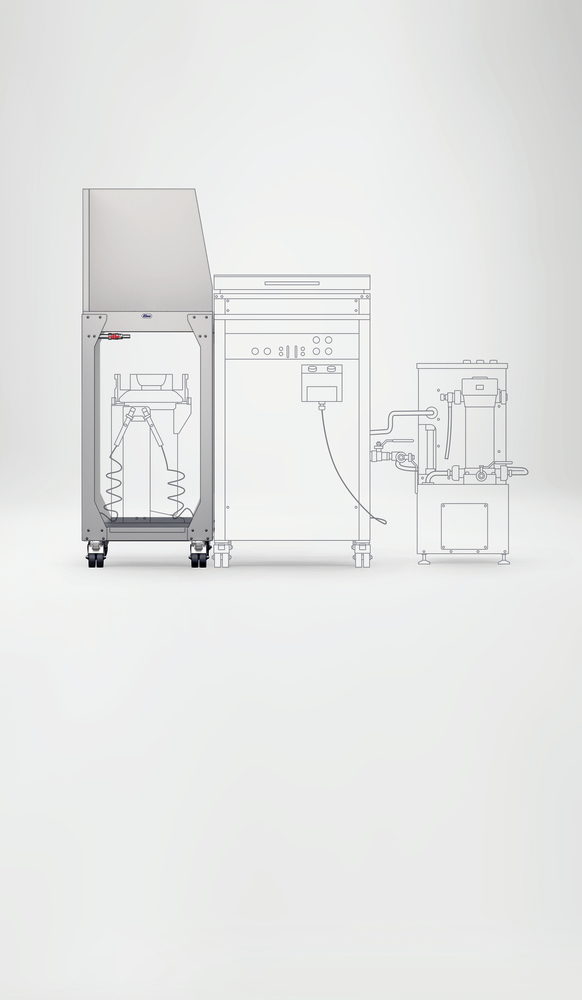 Elma Table M, trolley for one Elma Rinse or one Elma Team - 3