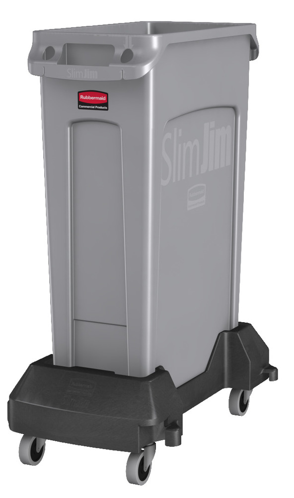 Trolley For Waste Collection Bins, Grey, 60/90l - 12
