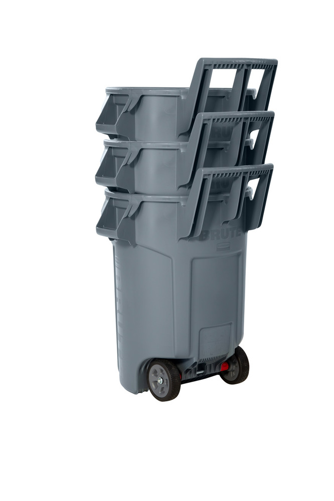 Mobile multipurpose container in polyethylene (PE), 170 litre volume, grey - 6