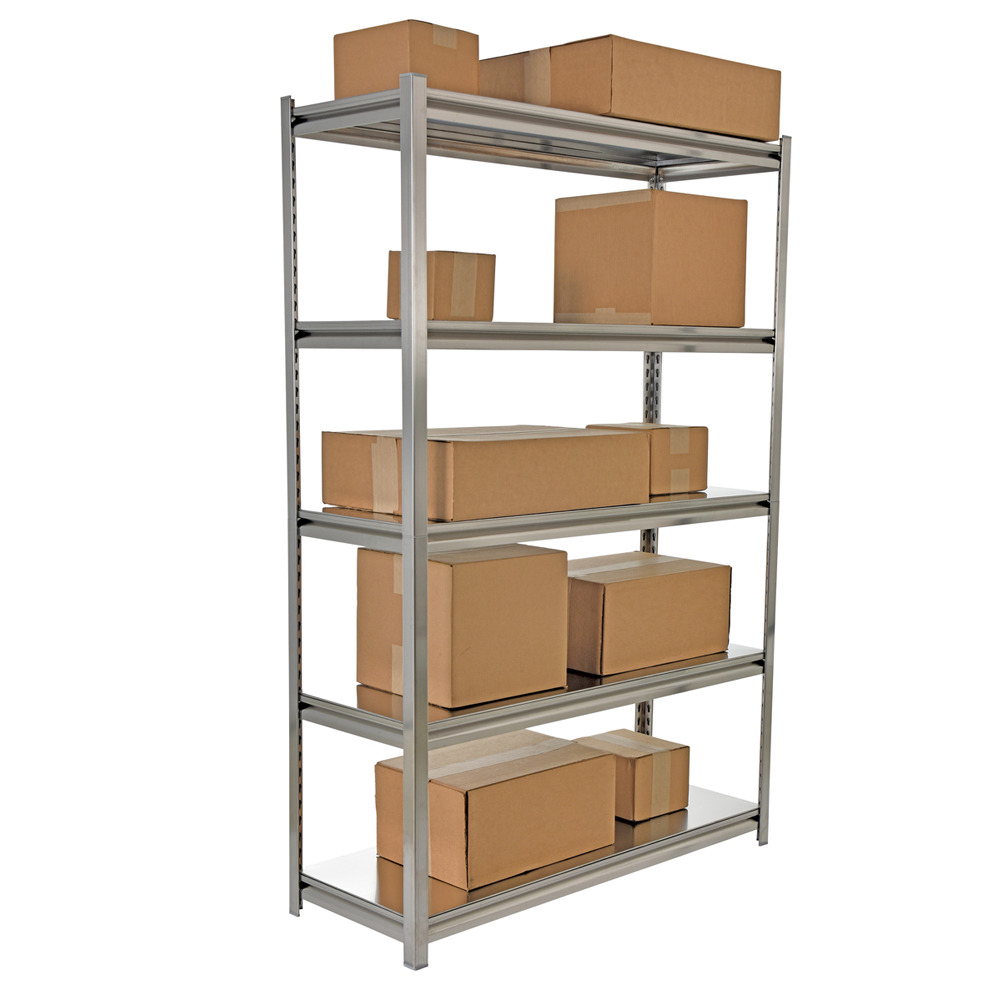 Stainless Steel Solid Rivet Shelving 48 In. x 18 In. x 72 In - 3