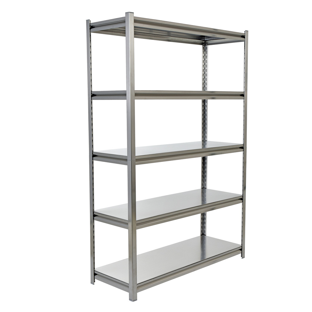 Stainless Steel Solid Rivet Shelving 48 In. x 18 In. x 72 In - 1