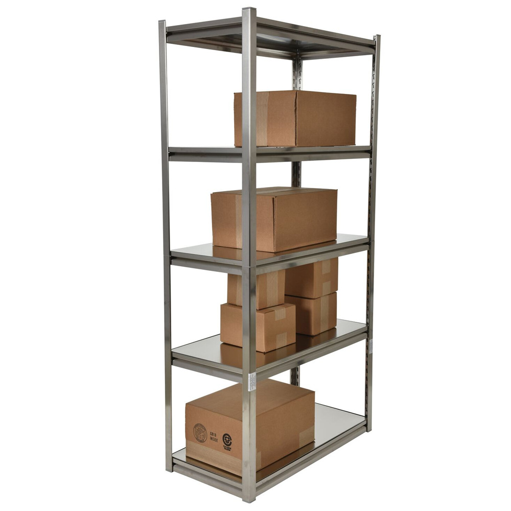 Stainless Steel Solid Rivet Shelving 36 In. x 18 In. x 72 In - 3