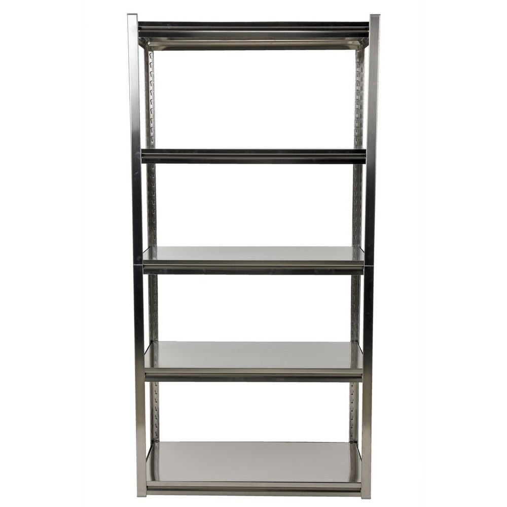 Stainless Steel Solid Rivet Shelving 36 In. x 18 In. x 72 In - 2