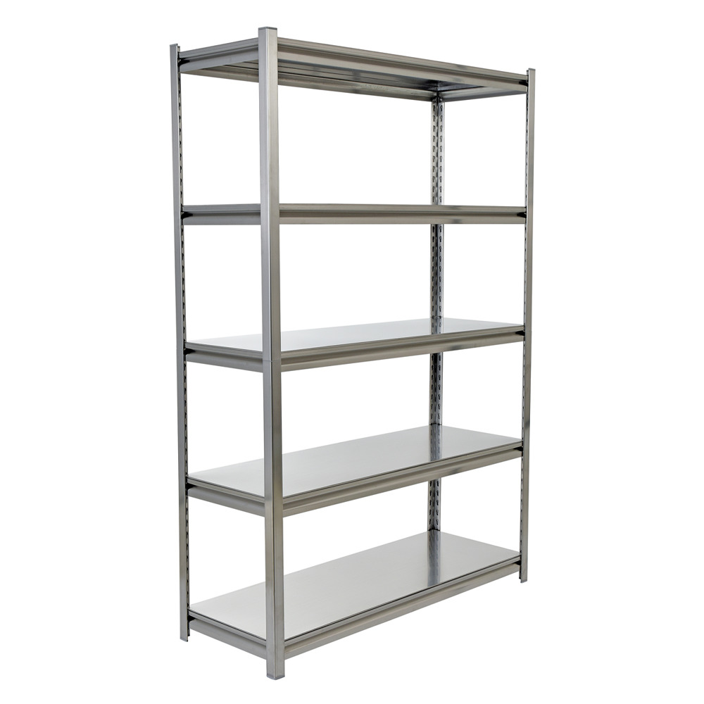 Stainless Steel Solid Rivet Shelving 48 In. x 24 In. x 72 In - 1