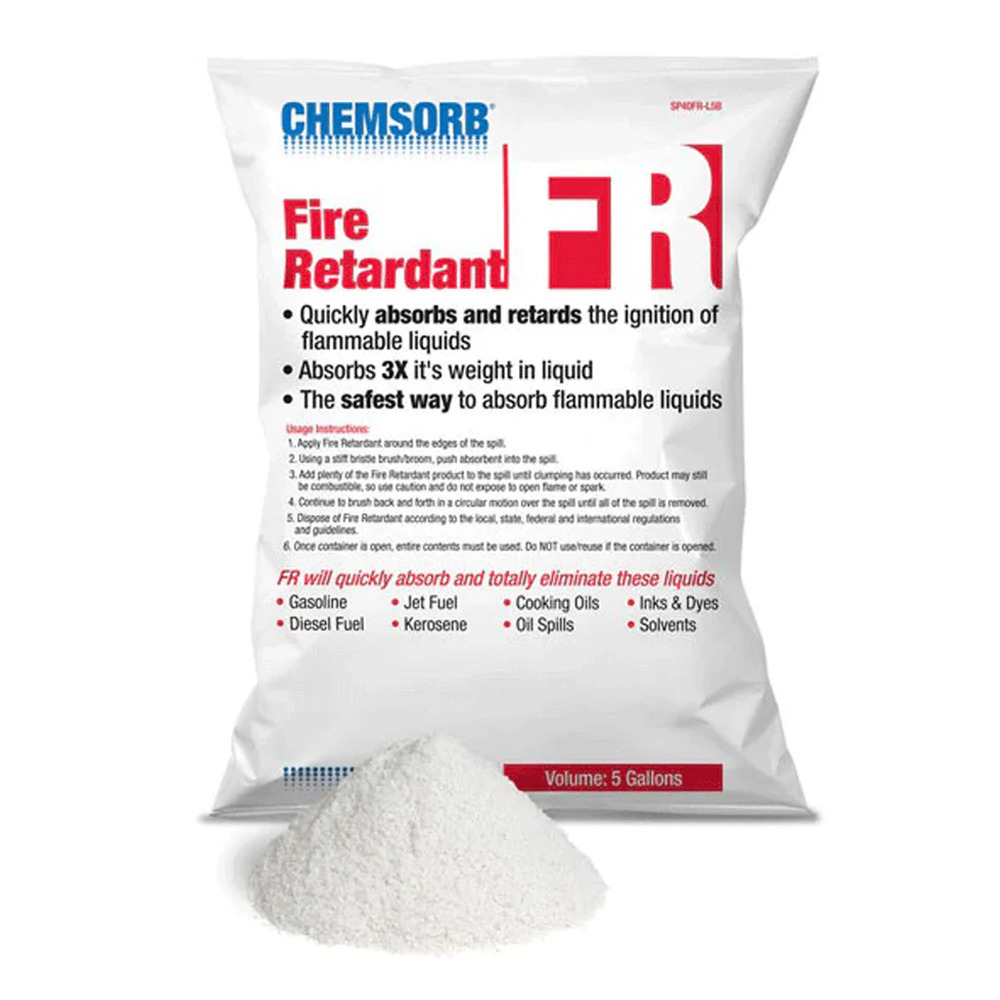 Flammable Liquid Retardant Absorbent,10 Gallon Bag  - 1