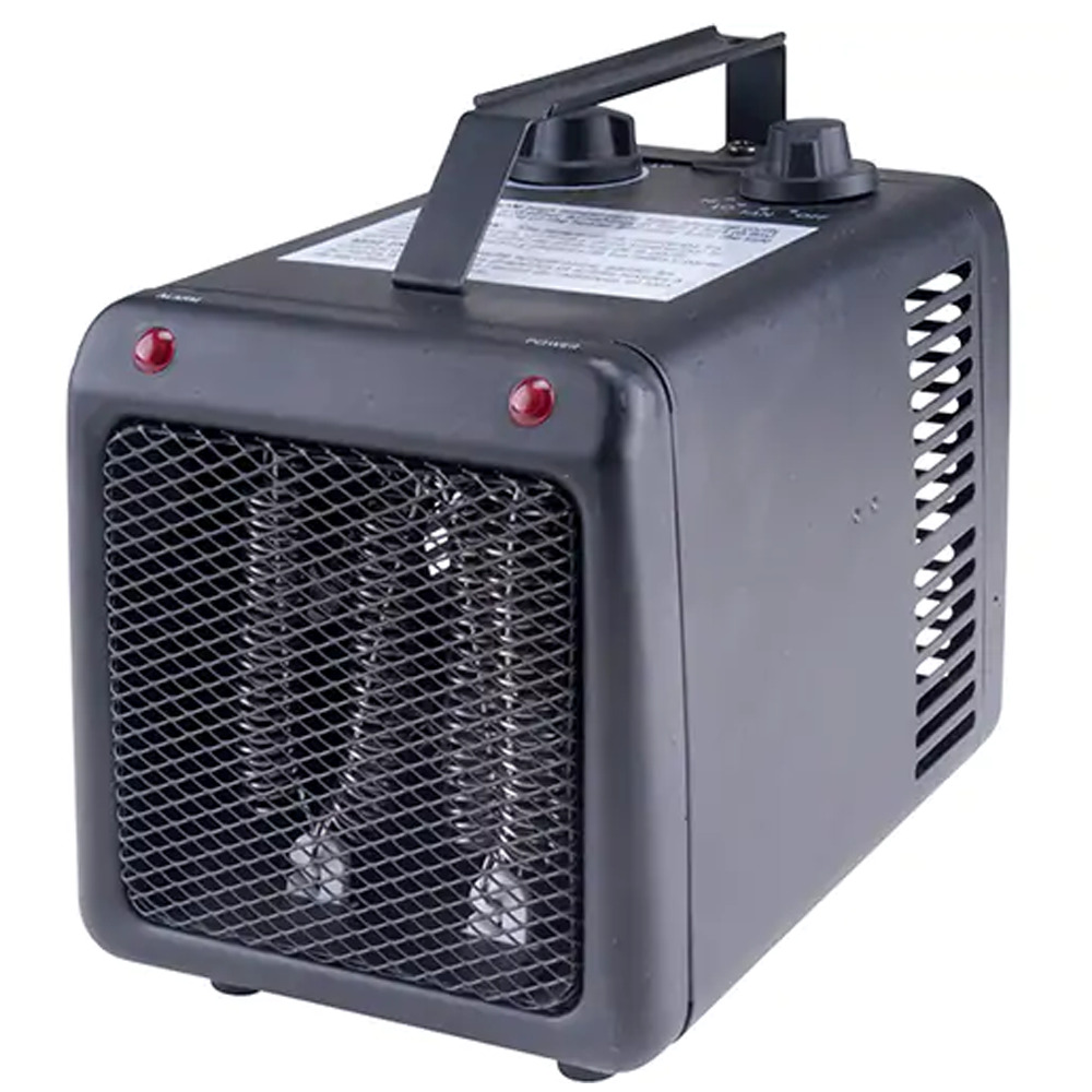 Portable Open Coil Heater, Radiant Heat, Electric, 5200 - 1