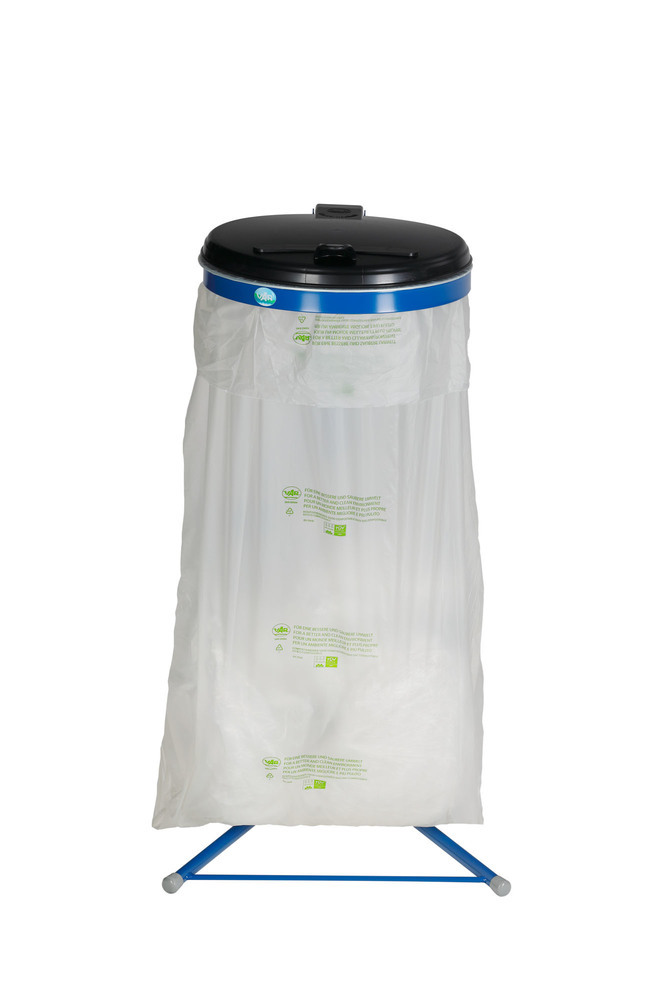 Sacs poubelles bio compostables, capacité 70 litres, 200 pièces, blanc naturel - 3