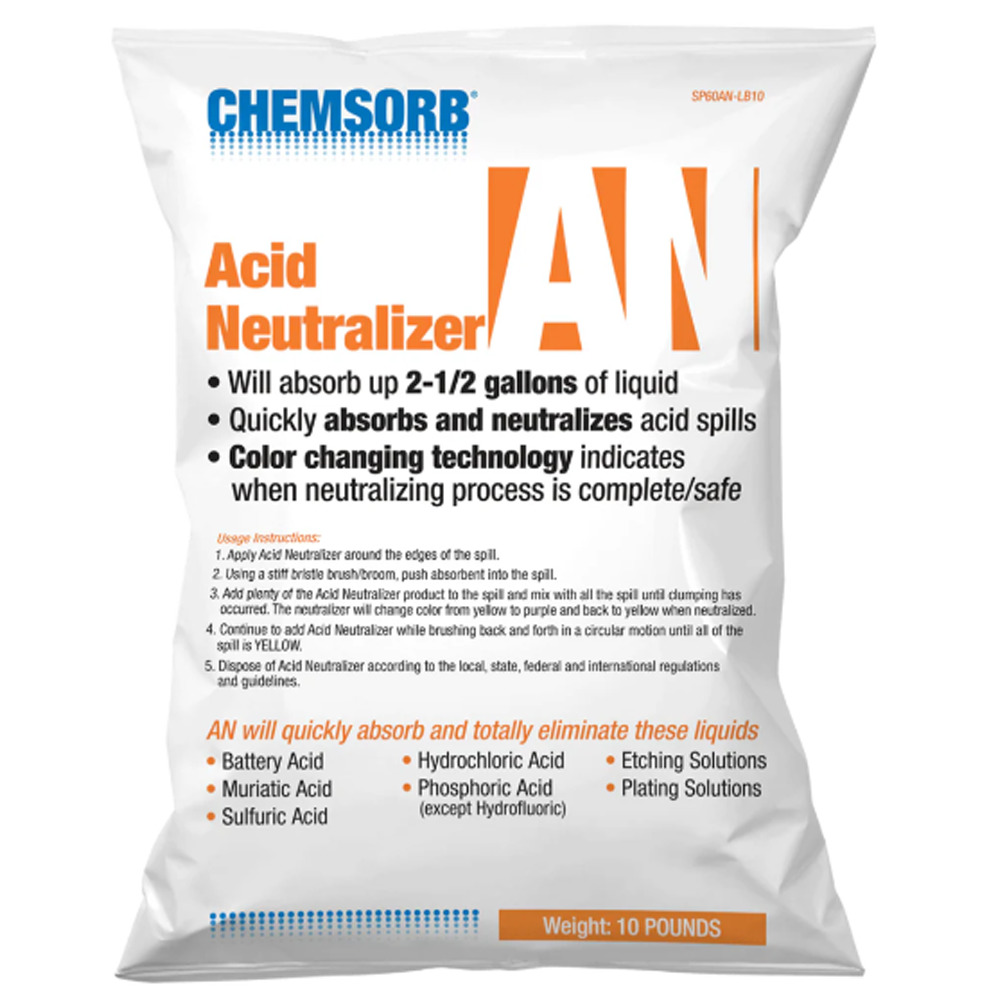 Acid Neutralizing Absorbent, 10 Pound Bag - 1