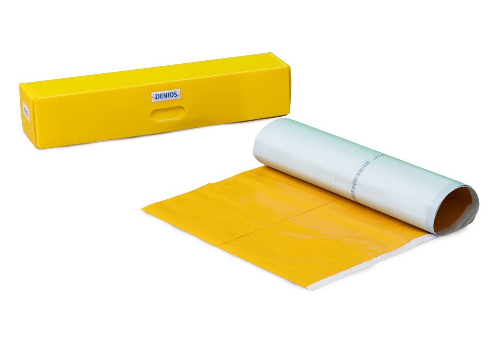 Folding disposable sealing mat, polyurethane coated, 1300 x 500 mm - 1