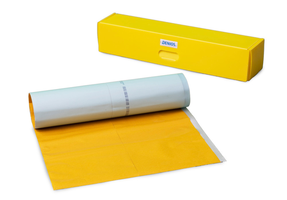 Folding disposable sealing mat, polyurethane coated, 1700 x 500 mm - 2