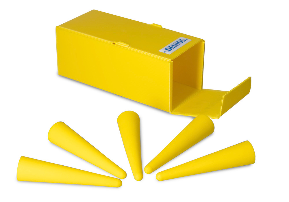 Sealing plugs in polyurethane with 10 to 40 mm diameter, 5 pieces - 1