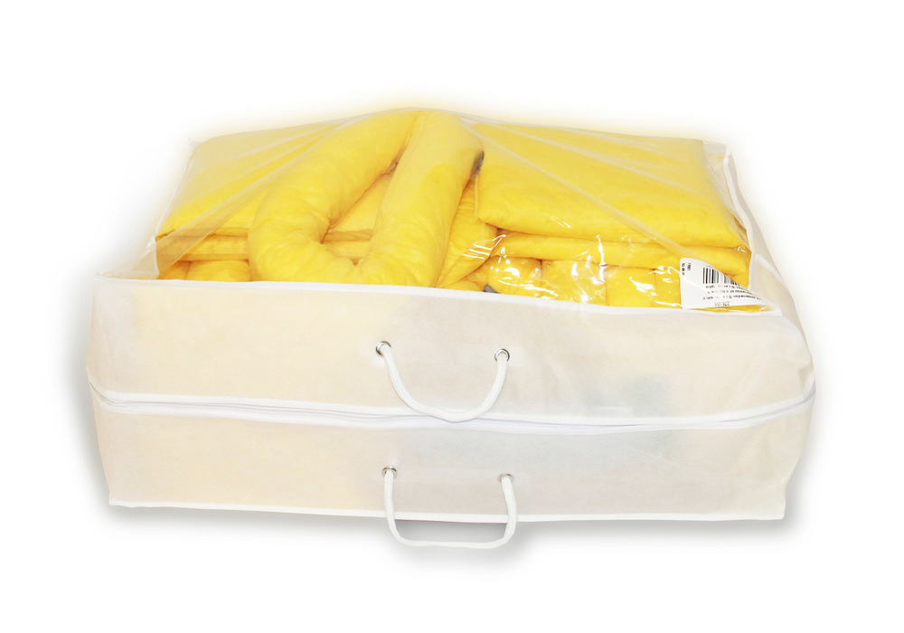 Kit d'absorbants mobile DENSORB, absorbants en sac compact 75 L,« spécial » - 1