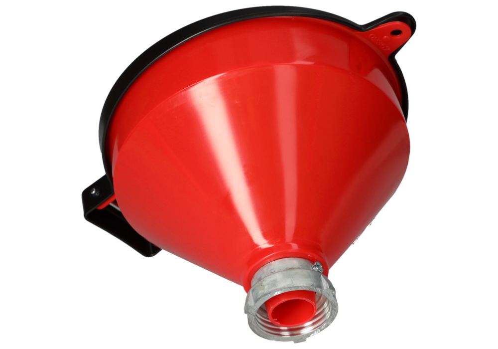 Funnel in plastic (PE), for drums with 60 mm external thread, with lid - 6