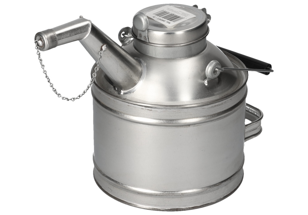Oil can, tin plate, 3 litre capacity - 5