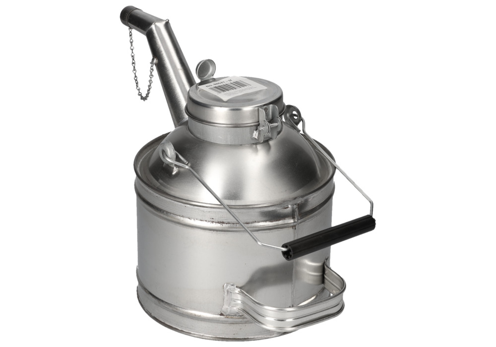 Oil can, tin plate, 3 litre capacity - 4