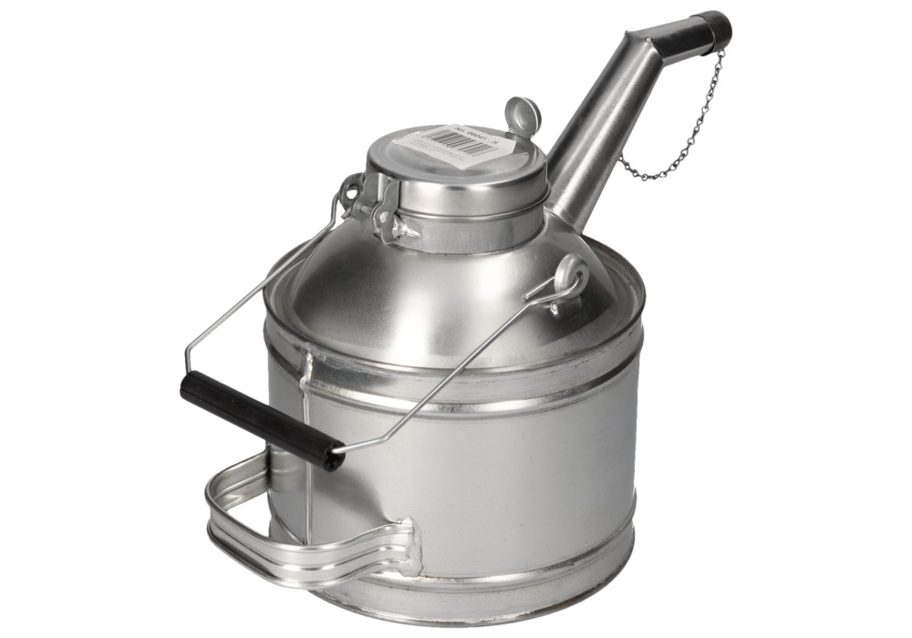 Oil can, tin plate, 3 litre capacity - 3