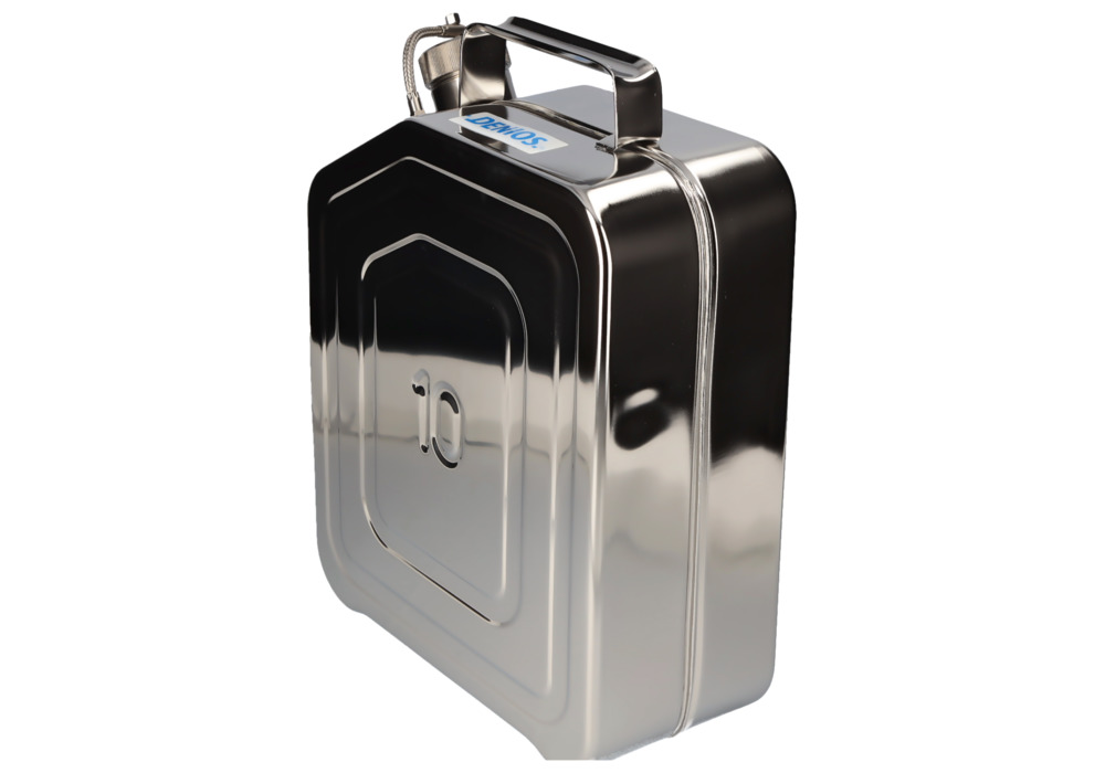 Stainless Steel Fuel Can, With Screw Cap, No Valve, 10l - 5