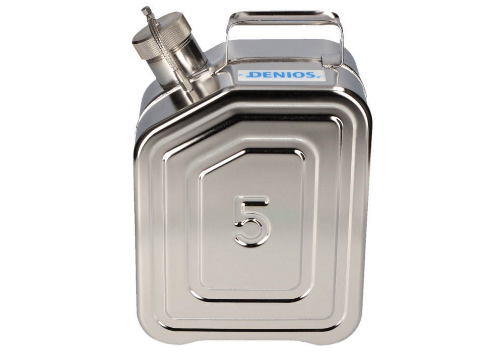 Stainless Steel Fuel Can, With Screw Cap, No Valve, 5l - 5
