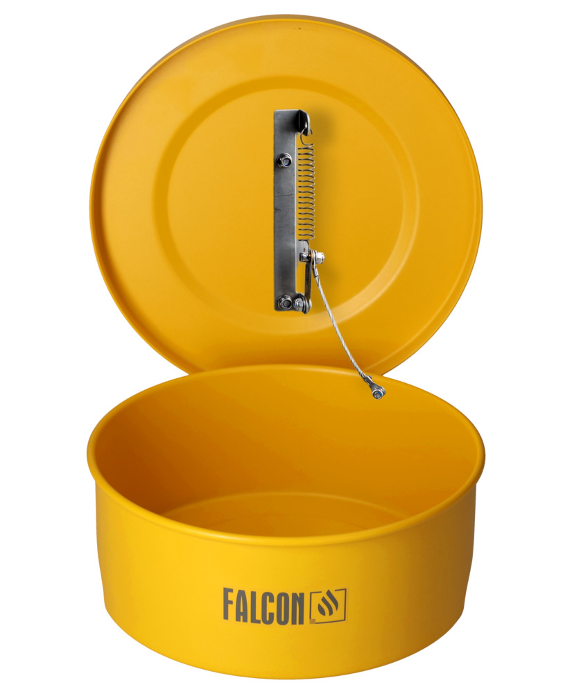 FALCON Kleinteilereiniger aus Stahl, lackiert, mit Schmelzlot, 2 l - 1