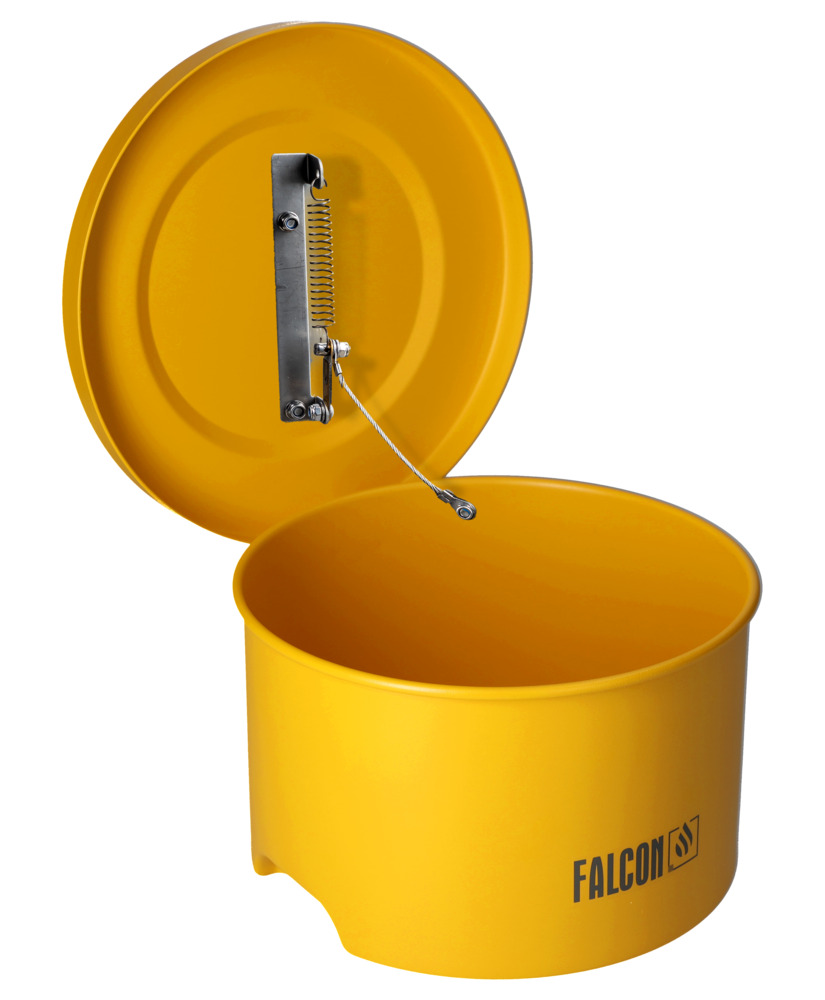 FALCON Kleinteilereiniger aus Stahl, lackiert, mit Schmelzlot, 4 l - 1